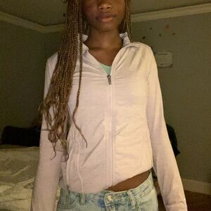 Light pink Calvin Klein sports zip up